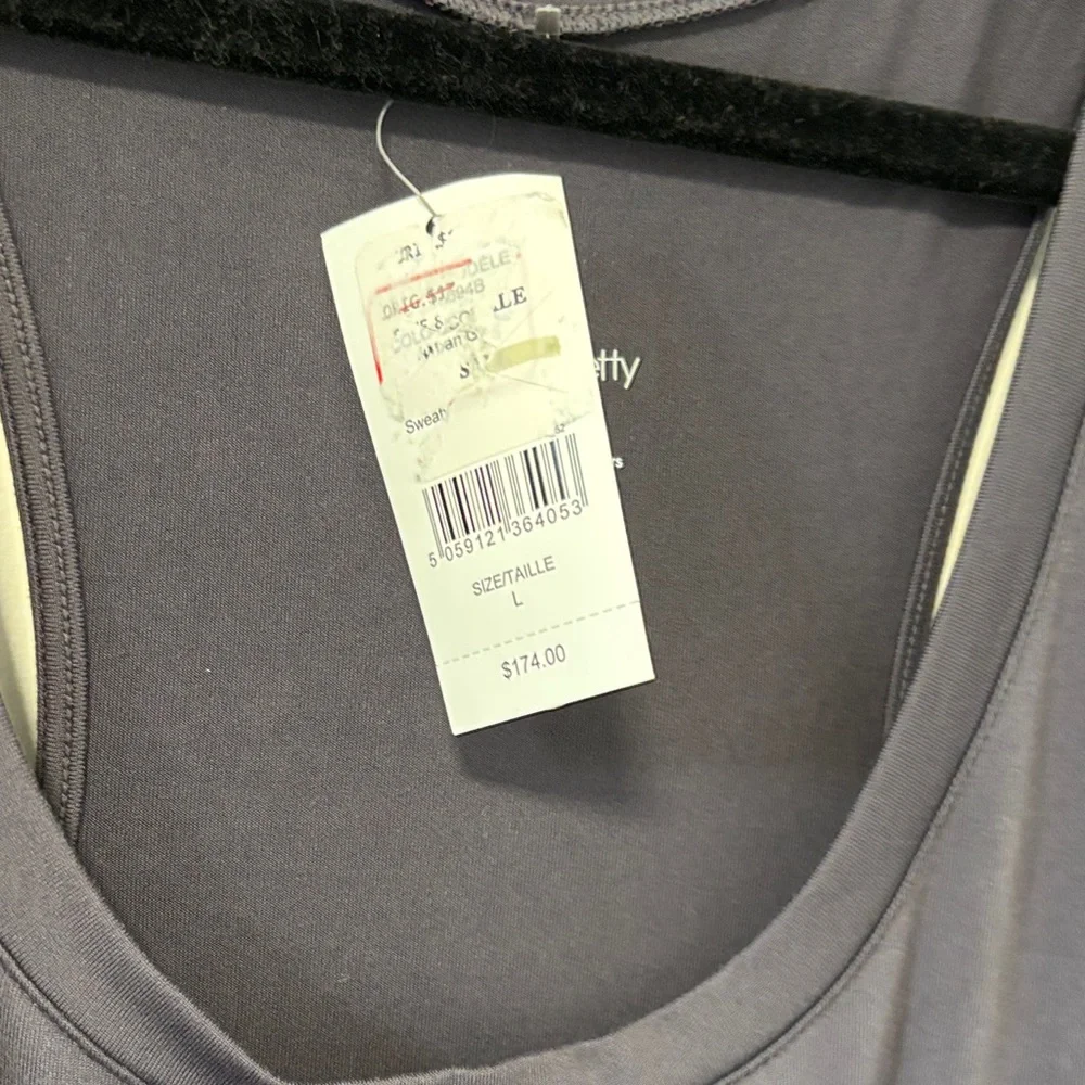 NWT Sweaty Betty Charcoal Gray Sleeveless Tank Jumpsuit - Picture 4 of 11